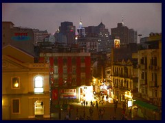 Old Town and skyline from St Paul's ruins.